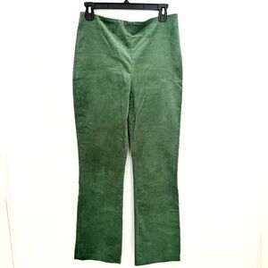 NWT TUCKERNUCK Ashford Green Cropped Bootcut Flare Corduroy Pants stretch Large